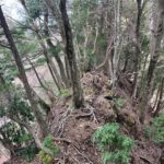 ヤセ尾根帯に突入！