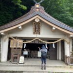 戸隠神社奥社にて、登山の安全祈願
