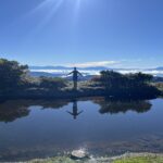 鏡のような天地の池