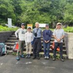 三方岩岳登山口。ここから白山・別山への縦走スタート