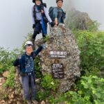 蟻の塔渡りに到着。ガスで全貌が見えず！