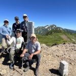 別山山頂にて