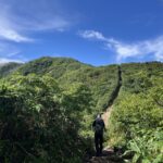 中荒島への急登！