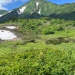 火打山を望む