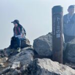 トーミの頭。ガスガスで浅間山は見えず！