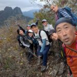 鹿岳をバックに、パシャリ！