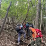 天狗峠から四ッ又山への急登を登る！