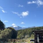 北アルプスの山並み