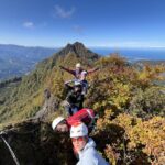 鋸岳大キレットを無事通過。最高の稜線歩きに、みんなワクワク感満載！　