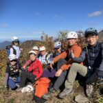 三座目の鋸岳山頂にて