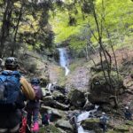 三段の滝に到着。いつもより少し水量が多い！