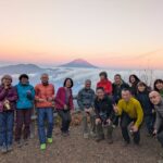 壮観な富士と雲海をバックに!